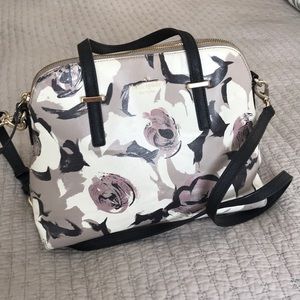 Kate Spade floral satchel shoulder bag